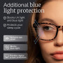 CCVOO Lot de 5 verres de lecture de blocage de lumière bleue, filtre UV ray/éblouissant mode non prescrit faux lunettes de jeu p