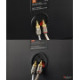 Nakamichi FanLock fiche banane à broche de 2mm plaquée or 24K 10 AWG - 18 AWG Calibre 4 mm pour haut-parleurs Amplificateur Hi-F