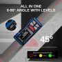 Télémètre Laser Double SainSmart, télémètre bilatéral Rouge 120 m avec écran LCD rétroéclairé, télémètre Laser Rechargeable, Niv
