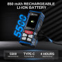 Télémètre Laser Double SainSmart, télémètre bilatéral Rouge 120 m avec écran LCD rétroéclairé, télémètre Laser Rechargeable, Niv