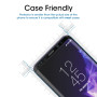 amFilm Verre Trempé pour Galaxy S9 Plus, Couverture Complète (Courbes 3D) Film Protection écran pour Samsung Galaxy S9+ (Noir)