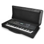 Flexzion Housse de clavier 61 touches souple étanche avec poignée transport poches bandoulière réglable - Sac étui pour clavier 