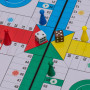 Yellow Mountain Imports Jeu de Plateau Ludo Pliable Magnétique pour Le Voyage - 25 Centimètres - Ensemble de Jeu de stratégie Cl