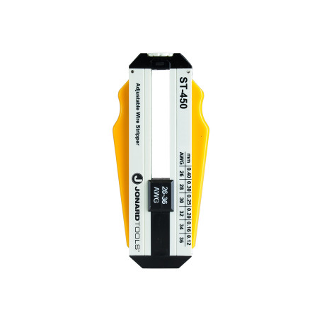 Jonard Tools ST-450 Pince à dénuder de précision réglable en ABS 26-36 AWG