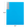 Amazon Basics Lot de 6 protège-documents A4, 30 pochettes, Multicolore