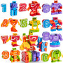 JOYIN 10 Pièces Nombre Robot Figurine Jouets pour Enfants Apprentissage du Nombre