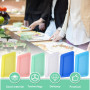 Plateau de Service Multicolore Plateaux d'Activités de Jeu Plateau