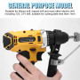Grignoteuse de Tôle, Plaque de Perceuse Électrique, Cisailles de Perceuse Électrique, Electric Drill Shears, Coupeur de tôle Att