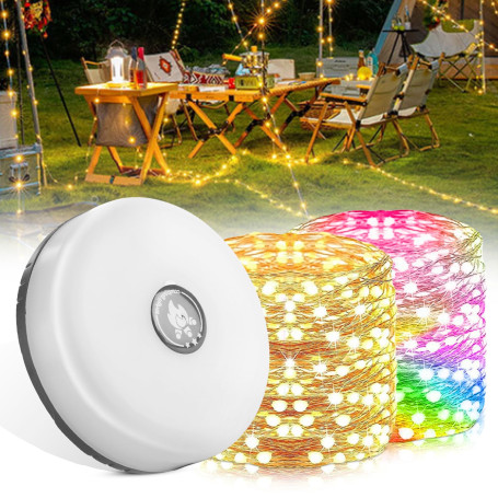 BYZESTY Guirlande Lumineuse Camping: 10M