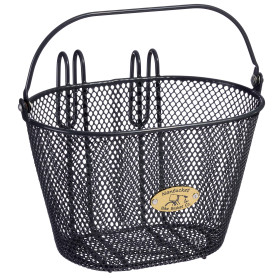 Nantucket Bike Basket Co. Surfside Panier en Maille métallique pour Enfant Gris Anthracite