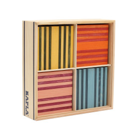 KAPLA Coffret Octocolor 100 planchettes colorées (Rouge