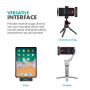 Movo Micro Lavalier sans Fil pour iPhone - Micro Cravate Compact idéal pour Le stabilisateur Gimbal Smartphone - Idéal pour Le V
