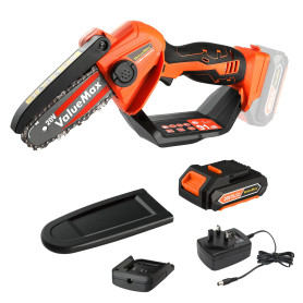 ValueMax Mini Tronçonneuse à Batterie 20V avec Batteries 2.0Ah