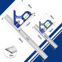 Equerre Combinées 150mm & 300mm en Acier Inoxydable