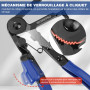 WORKPRO Pince à Collier de Serrage Durite avec Câble Bowden de 700 mm, Pince de Serrage à Fil Flexible et Longue Portée, Outil A