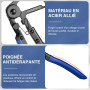 WORKPRO Pince à Collier de Serrage Durite avec Câble Bowden de 700 mm, Pince de Serrage à Fil Flexible et Longue Portée, Outil A