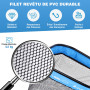 FLISSA Épuisette de Pêche Télescopique Pliable – Manche Réglable en Aluminium, Filet Revêtu de PVC Durable – Epuisette Peche Car