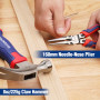 WORKPRO Boîte à Outils Complète Bleu 35 Pièces, Kit d'Outils avec Boîte de Rangement Durable, Idéal pour Usage Domestique ou du 