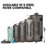 HydraPak Seeker – Stockage d'eau pliable (2 L) – Sac réservoir d'eau pour le camping sans BPA et PVC – Vert Sutro