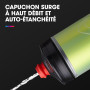 HydraPak Gourde de vélo isotherme Polar Surge (Jaune, 24oz) - Gourde à presser haut-débit, pour le cyclisme et le sport