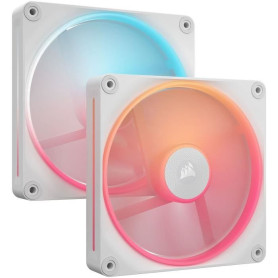 Refroidissement PC - CORSAIR - CO-9051056-WW - iCUE LINK LX140R RGB white Dual Fan
