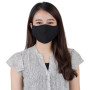 Lofbaz Tissu De Coton De Masque Facial En Tissu Avec Poche De Filtre Lavable Réutilisable (Noir - Paquet de 3, Adulte L)