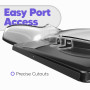 ENCASED Ensemble d'accessoires conçus pour PlayStation Portal Remote Player - Coque transparente et protection d'écran en verre 