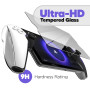 ENCASED Ensemble d'accessoires conçus pour PlayStation Portal Remote Player - Coque transparente et protection d'écran en verre 