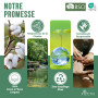 Pizuna Nouvel Ivoire 100% Coton Parure de Lit 140x200 2 Personne avec Traversin, Satin de Coton Mercerisé 400 Fils 1 Drap Housse