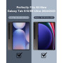 TiMOVO Coque Compatible avec Samsung Galaxy Tab S10 Ultra 2024/S9 UltraBoîtier à Angles de Vue Multiples avec Support pour S Pen