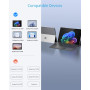 Clavier QWERTY avec Trackpad et Porte Stylo