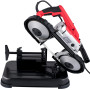 VEVOR Scie à Ruban Portable à Coupe Profonde 12,7 cm, Scie à Ruban sans Fil Électrique 1100W 42-144 m/min Coupe à 45°-90° avec L