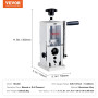 VEVOR Machine à Dénuder Manuelle 1,5-38 mm Dénudeur Câble avec Manivelle Dénudeuse Cuivre Pince à Dénuder Dépouillement Fil Élec