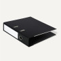 Amazon Basics Lot de 10 classeurs à levier A4, avec anneaux, pour rangement de fichiers de bureau, Noir