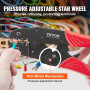 VEVOR Pince à Sertir 0,5-6 mm² Outil de Sertissage Bornes Isolées en Nylon Thermorétractable AWG22-10 Sertisseuse Cosses Câbles 