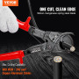 VEVOR Coupe-câble à Cliquet 250 mm Coupeur de Câbles et Fils Cuivre Alu 240 mm² Poignées Confortables Levier à Dégagement Rapide