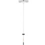 VEVOR Râteau à Neige de Toit 63,5 cm Outil de Déneigement en Aluminium Portée 644,5 cm avec Roues de Protection du Toit Poignée 