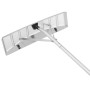 VEVOR Râteau à Neige de Toit 63,5 cm Outil de Déneigement en Aluminium Portée 644,5 cm avec Roues de Protection du Toit Poignée 