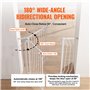 VEVOR Barrière de Sécurité Extensible 75-99 cm Hauteur 76 cm Barrière d'Escalier à Fermeture Automatique sans Perçage Grande Ouv