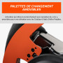 FANATEC CSL Elite Volant de Course WRC Xbox Rallye Sim sous Licence Officielle – Alcantara Prise, RevStripe Intégré, Palettes de