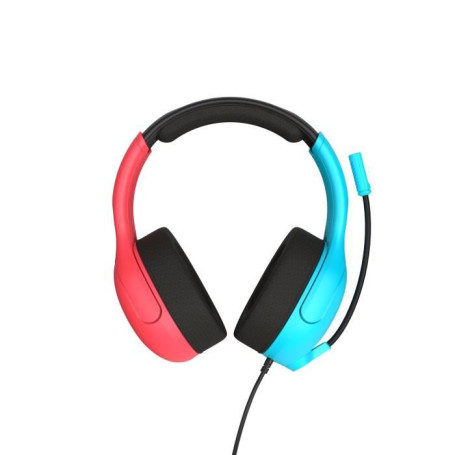 Casque gaming filaire - TURTLE BEACH - TBS-8002-25 - Airlite Fit - Sous licence officielle de Nintendo Switch - Bleu fluo et ro