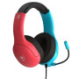 Casque gaming filaire - TURTLE BEACH - TBS-8002-25 - Airlite Fit - Sous licence officielle de Nintendo Switch - Bleu fluo et ro