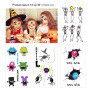 HOWAF Halloween Tatouages Temporaire Tattoo Enfants Fille garçons, Étanche Tatouages éphémères Monstre Vampire Citrouilles ​​Aut