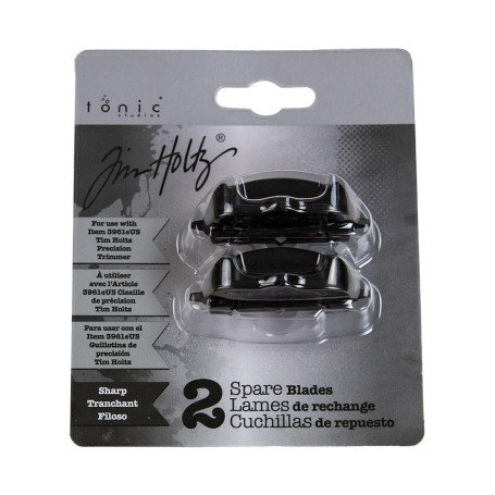 Tim Holtz Tonic 3964e Lot de 2 lames de rechange pour tondeuse de précision