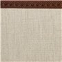 Amazon Basics Rectangulaire Panier à linge pliable, Blanc,marron
