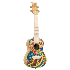 Ortega Guitars Ukulélé Concert Acoustique – Série Art – Épicéa