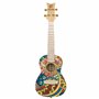 Ortega Guitars Ukulélé Concert Acoustique – Série Art – Épicéa, Mystic India (RUAR-MI)