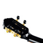 Ortega Guitars Ukulélé Tenor Acoustique – Série Onyx – Housse Incluse – Épicéa / Acajou, Noir (RUOX-TE)