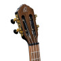 Ortega Guitars Ukulélé Tenor Acoustique – Série Onyx – Housse Incluse – Épicéa / Acajou, Noir (RUOX-TE)