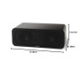 Micca RB42-C Haut-parleur de bibliothèque à canal central de qualité supérieure avec double woofers de 10,2 cm et tweeter en soi